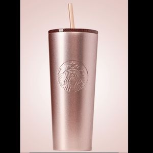 Rose Gold Starbucks Cup